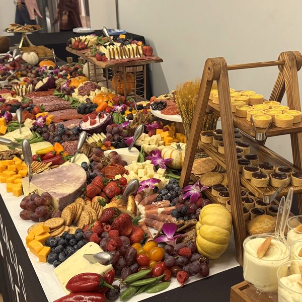 Grazing table close-up