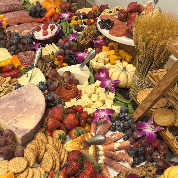 Charcuterie, cheese and fruit