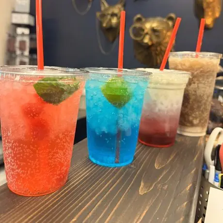 Italian sodas at the bar